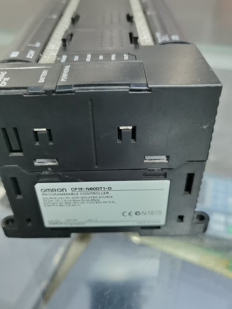 Omron CP1E-N60DT1-D used