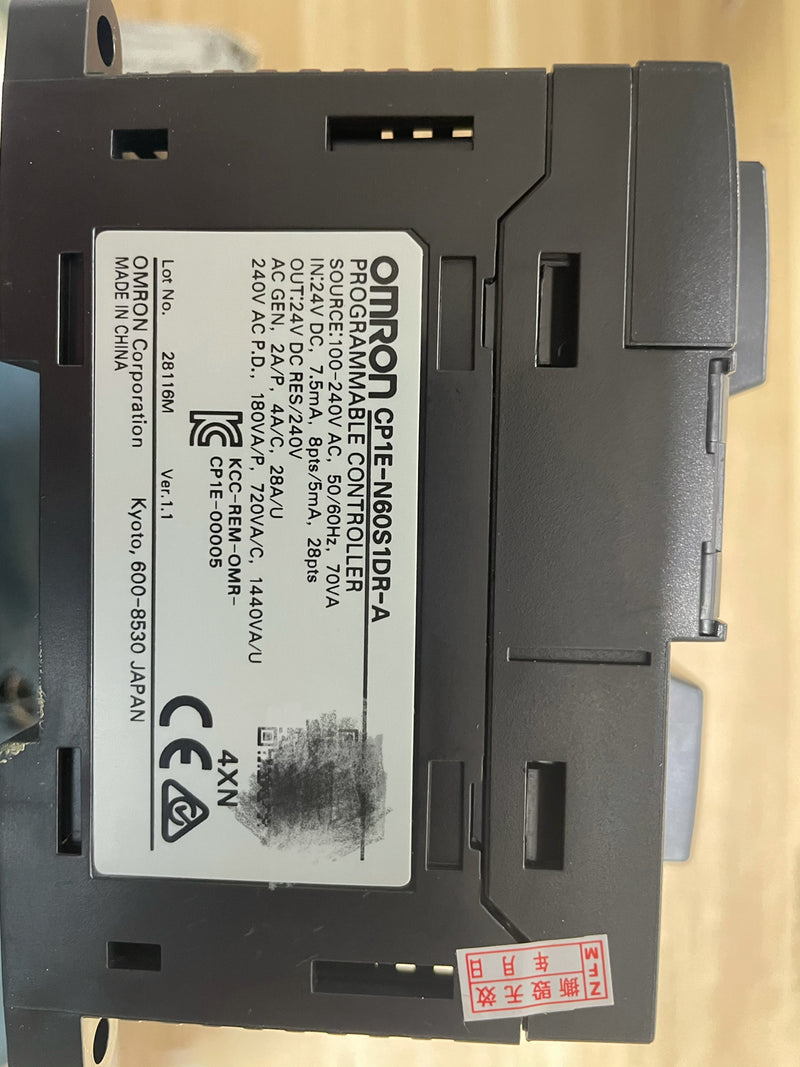 1PC Used omron plc CP1E-N60S1DR-A