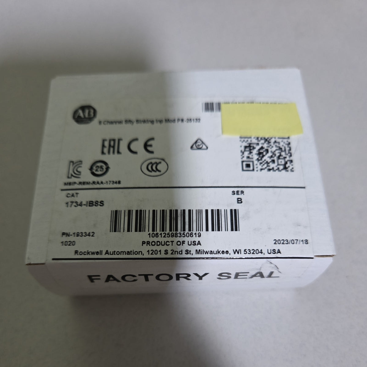 Allen-Bradley 1734-IB8S New
