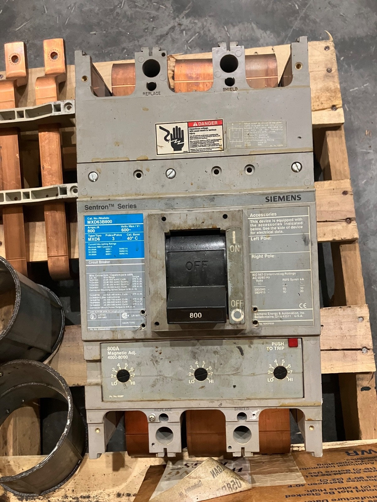 Siemens MXD63B800 Used