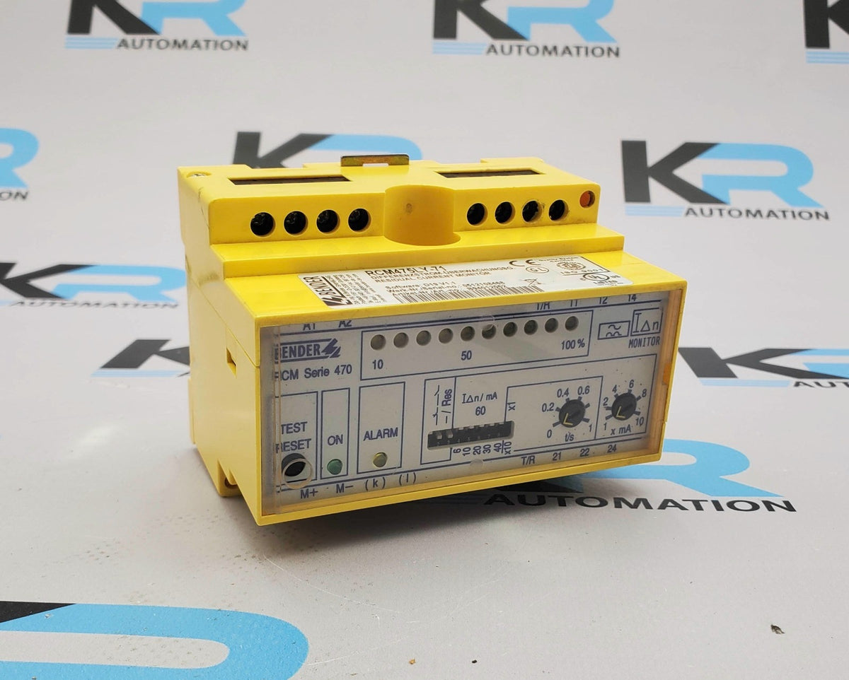 Bender RCM475LY Used
