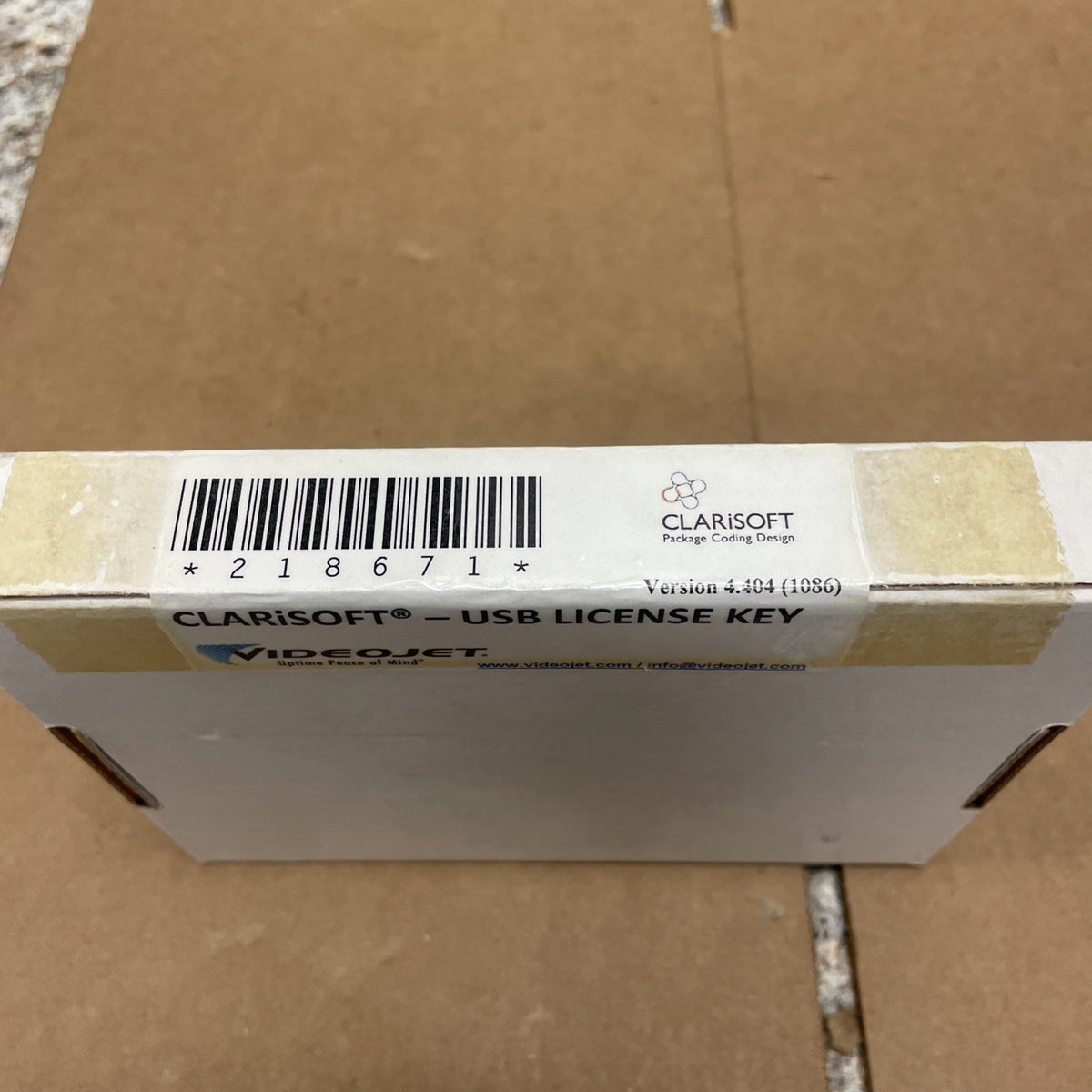 VIDEOJET/CLARISOFT 218671 New