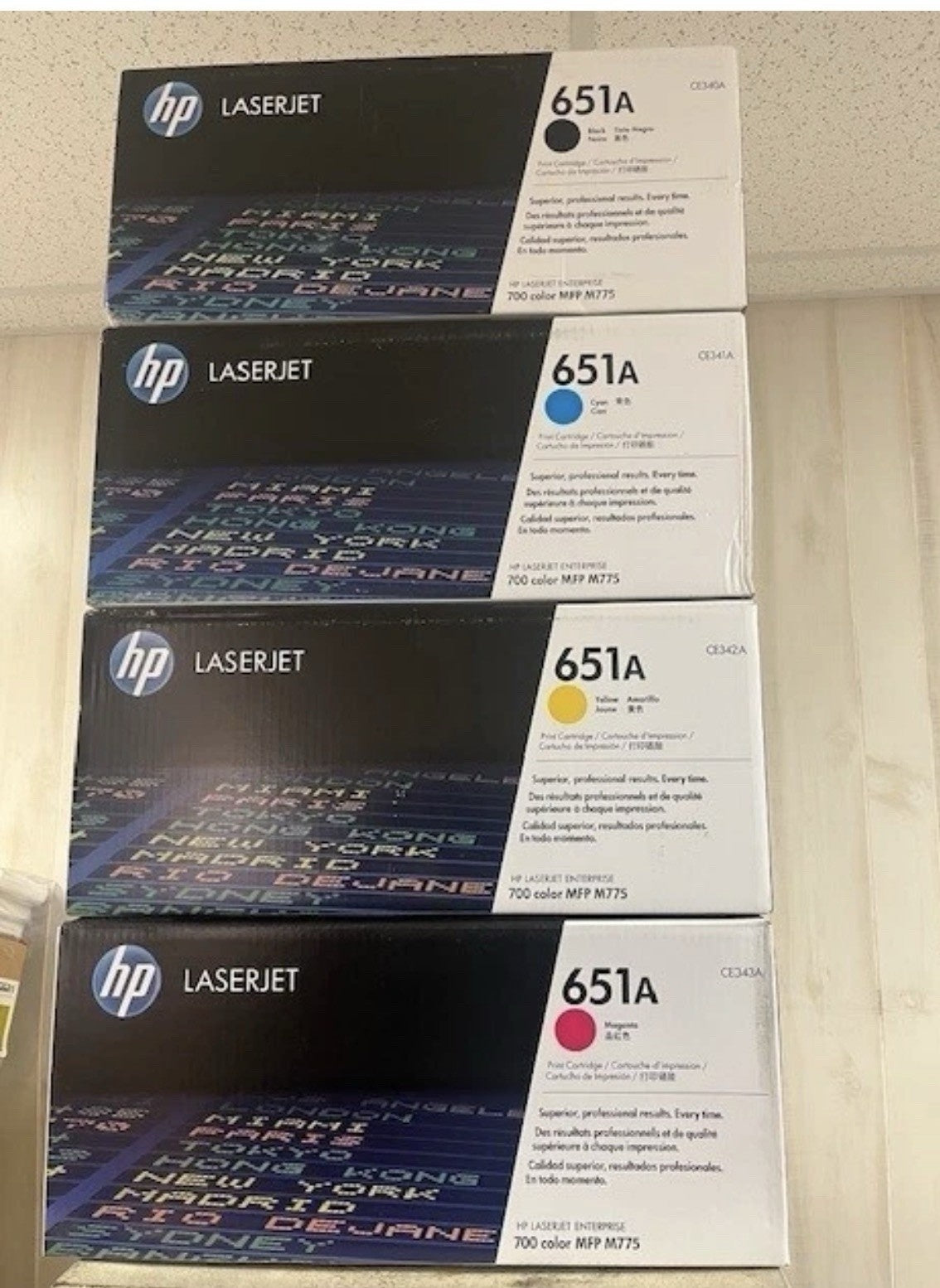 HP CE340A CE341A CE342A CE343A New