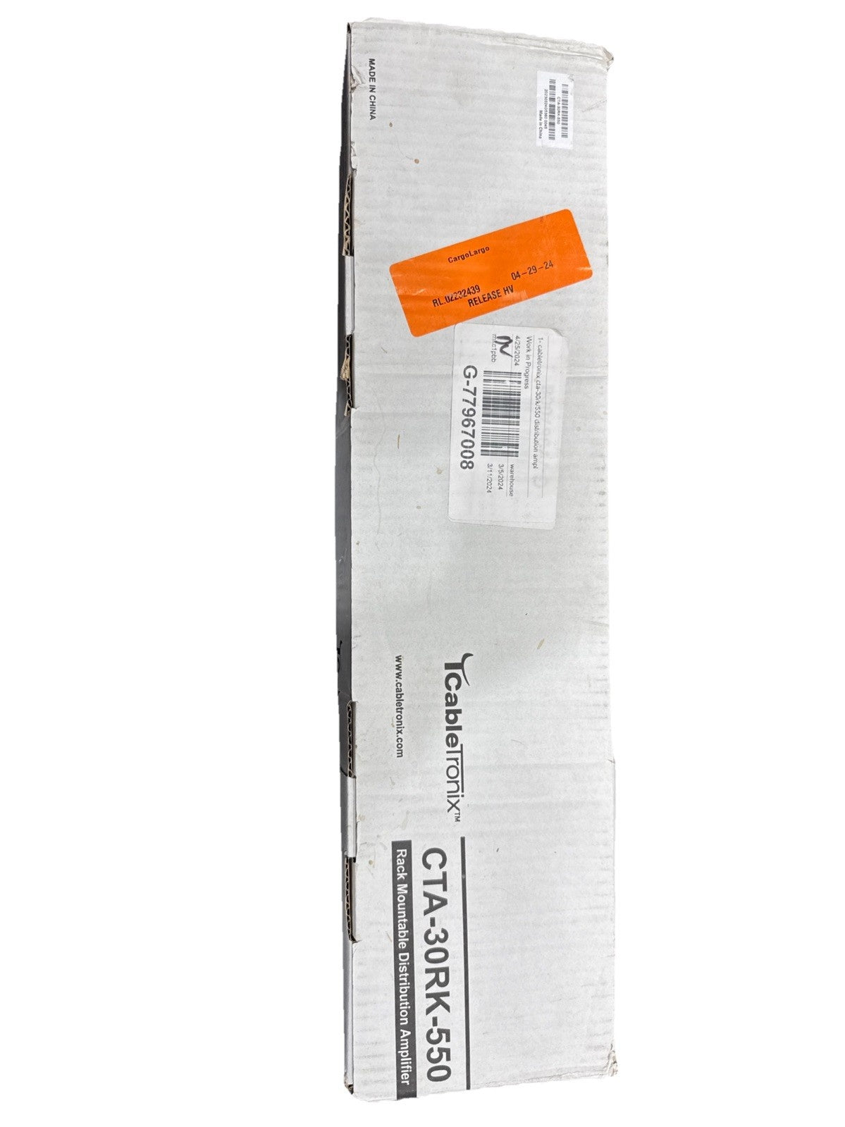 CableTronix CTA-30RK-550 New