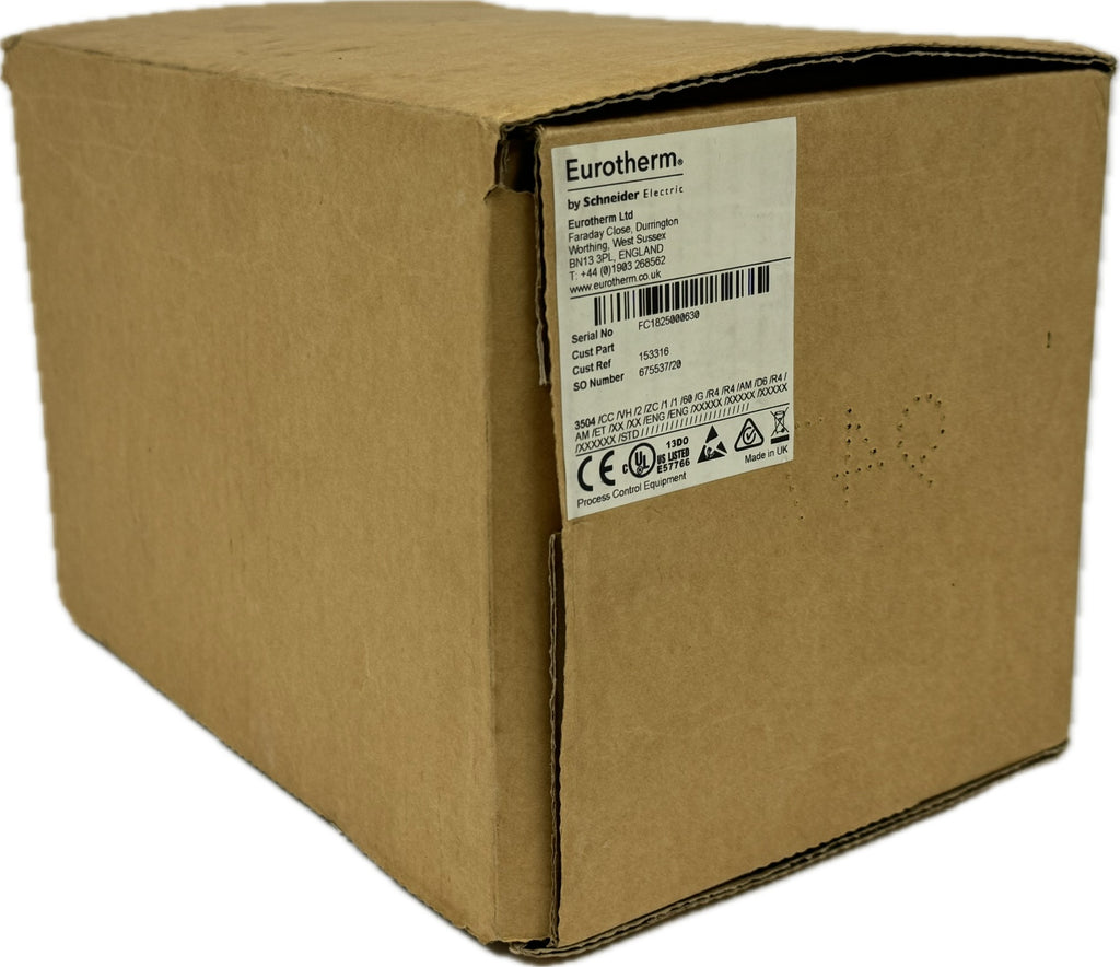 EUROTHERM 3504/CC/VH/2/ZC/1/1/60/G/R4/R4/AM/D6/R4/AM/ET/XX/XX/ENG/ENG New
