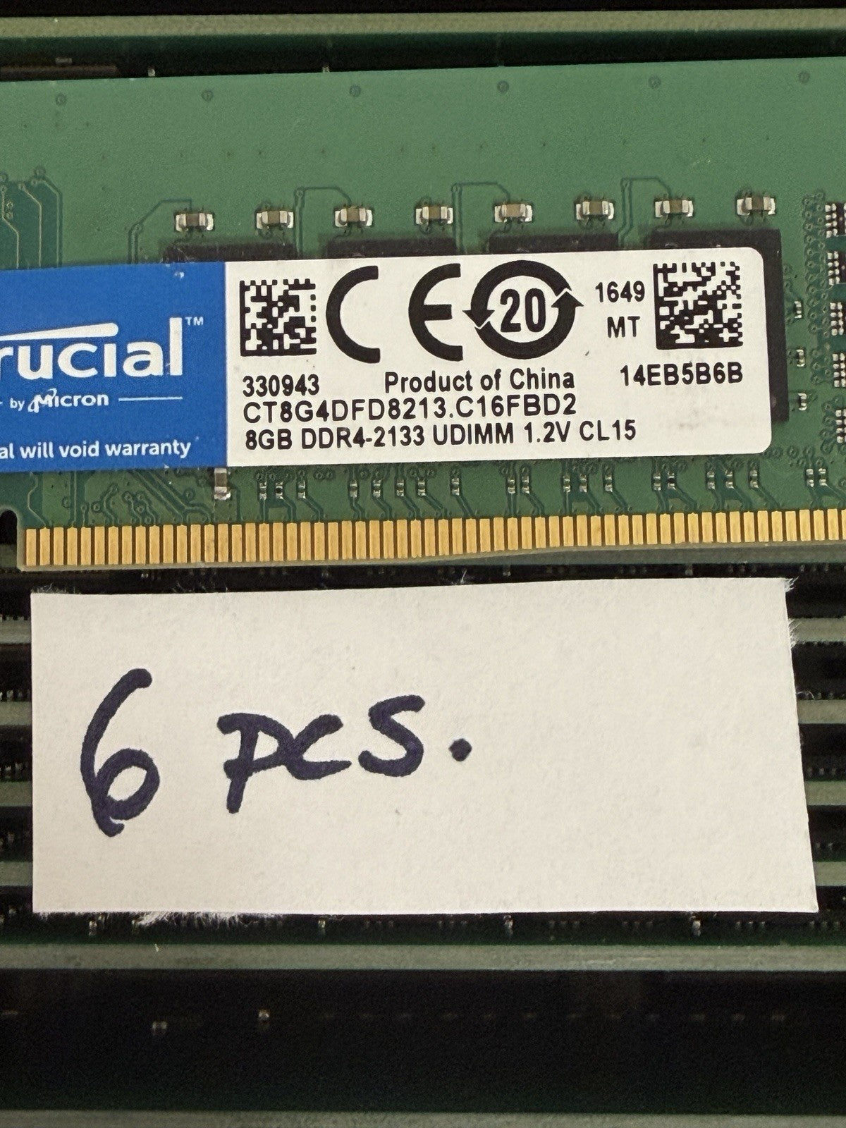 Crucial CT8G4DFD8213.C16FBD2 Used