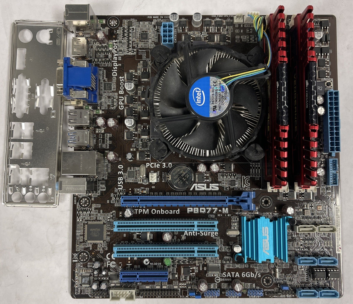 motherboard Asus P8Q77-M Used