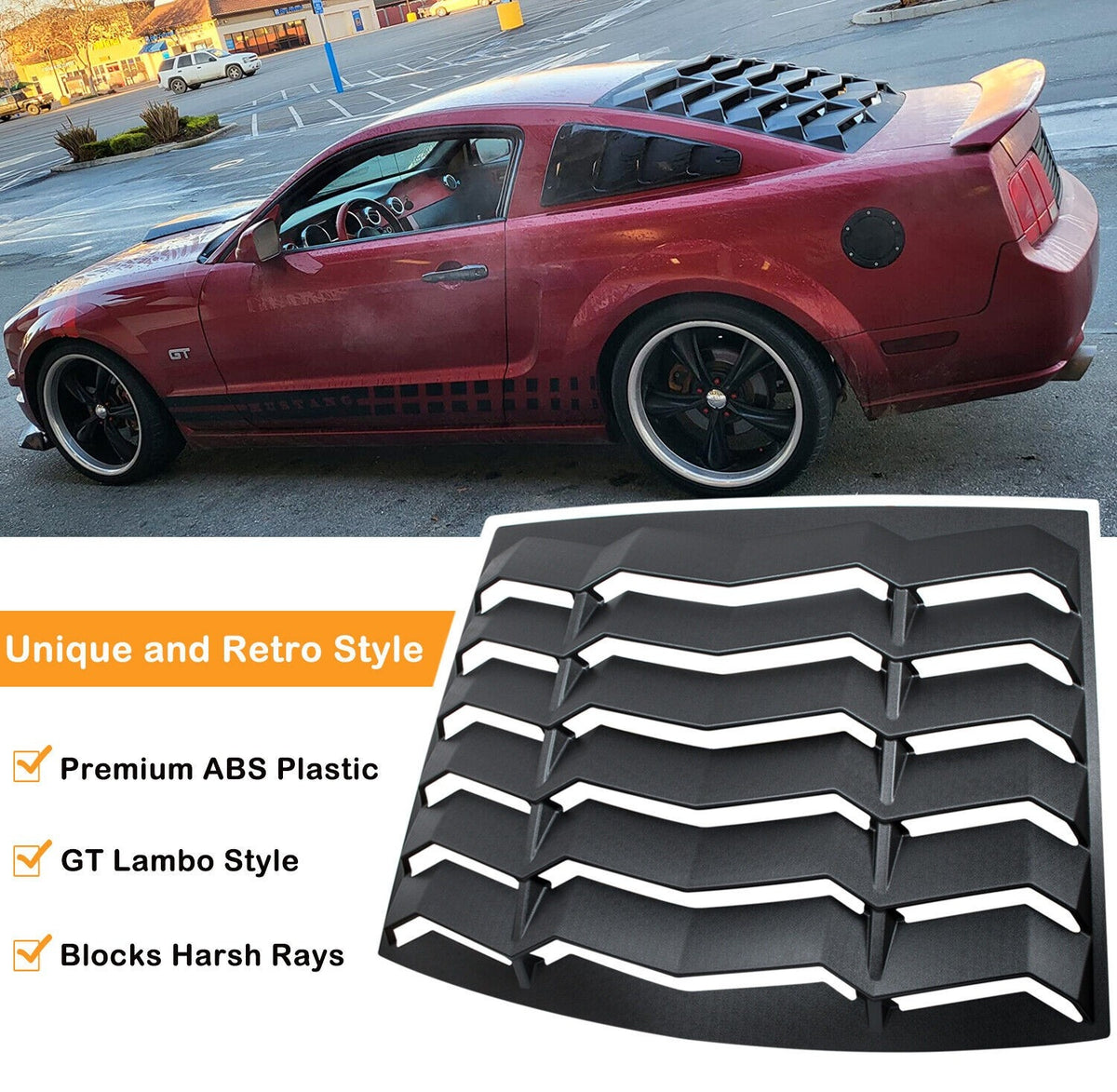 Not Available Rear Window Louvers New