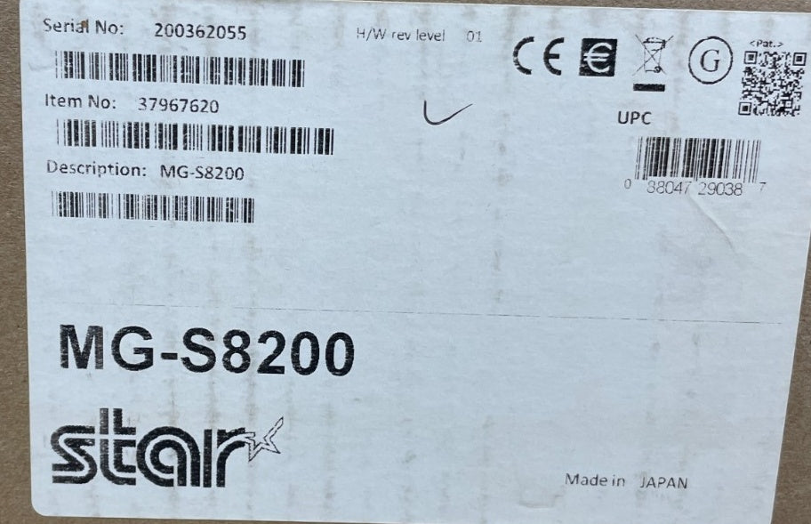 STAR MICRONICS MG-S8200 New