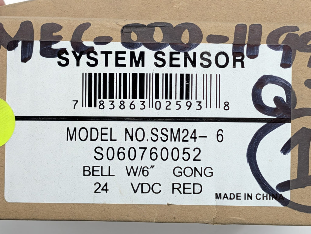 System Sensor SSM24-6 New