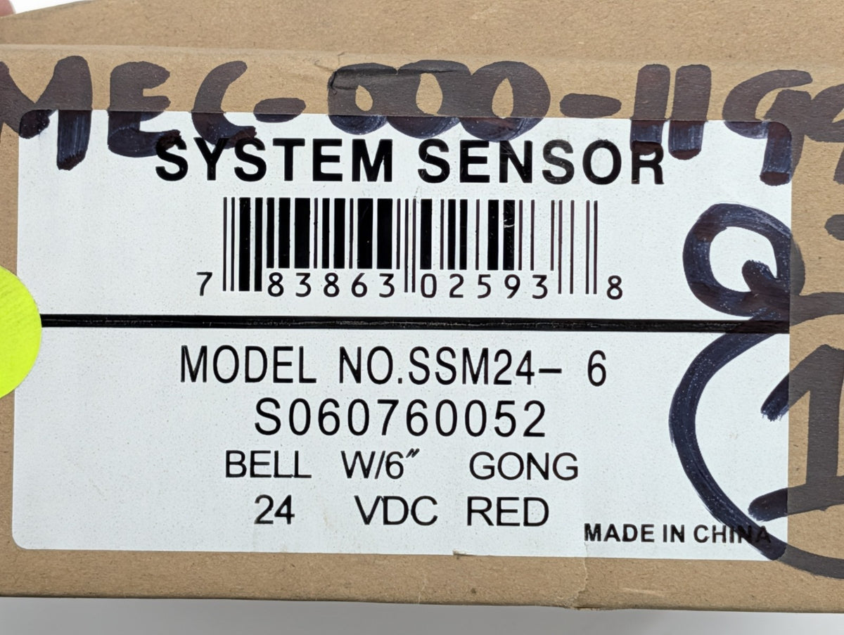 System Sensor SSM24-6 New
