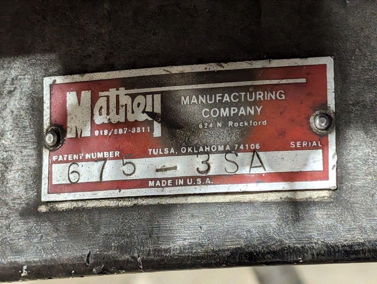 Mathey Dearman 3SA Used