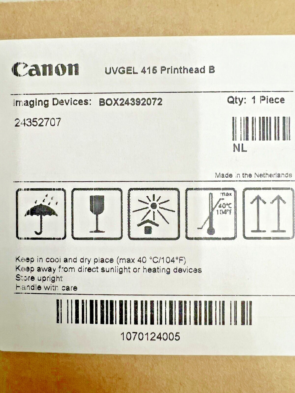 Canon 1070124005 New