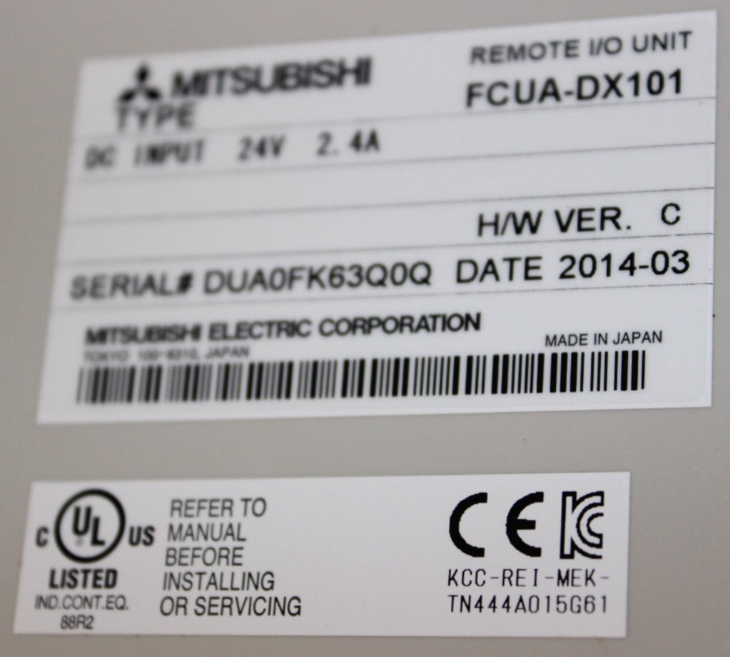 Mitsubishi FCUA-DX101 New