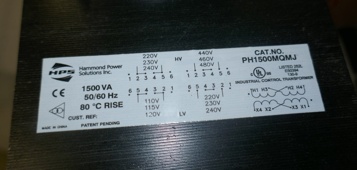 HAMMONDS POWER SALUTIONS PH1500MQMJ Used