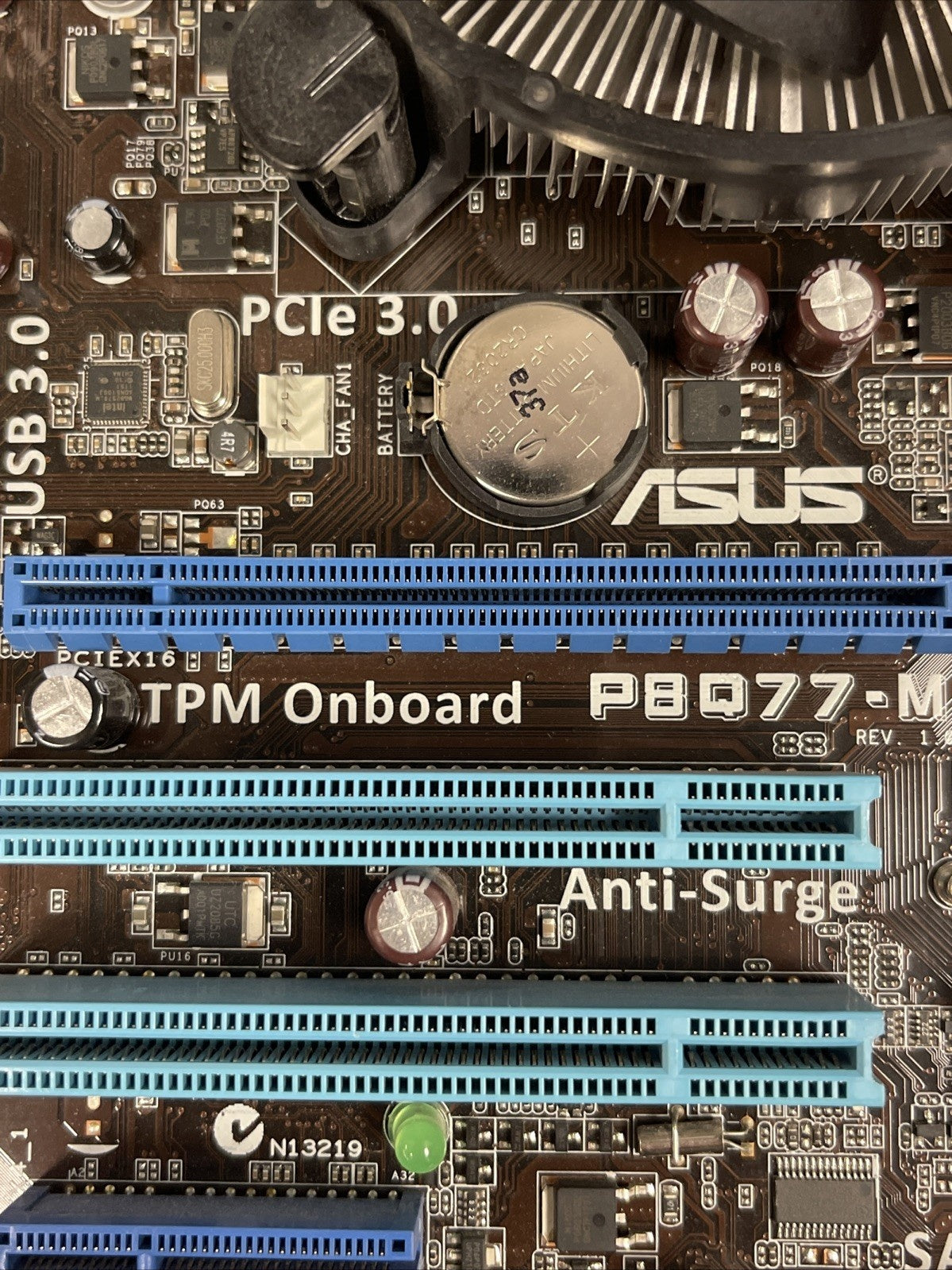 motherboard Asus P8Q77-M Used