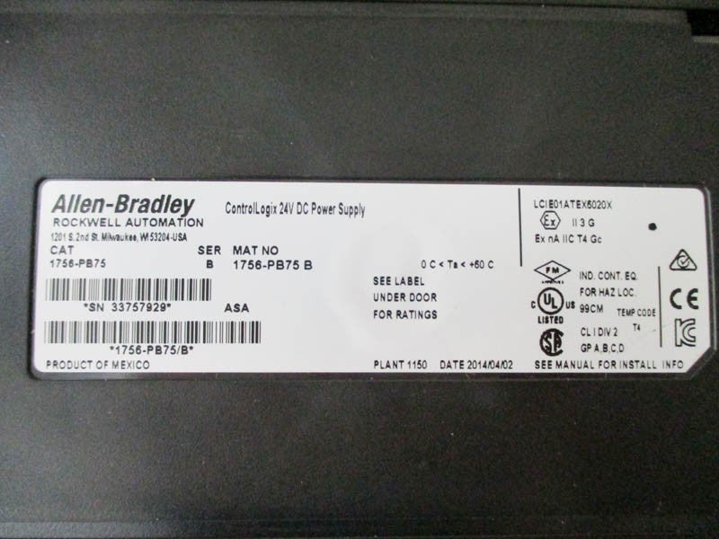 Allen-Bradley 1756-PB75 Used