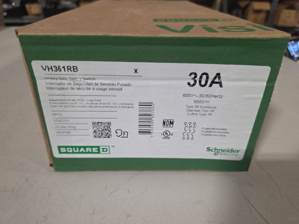 Square D vh361rb New