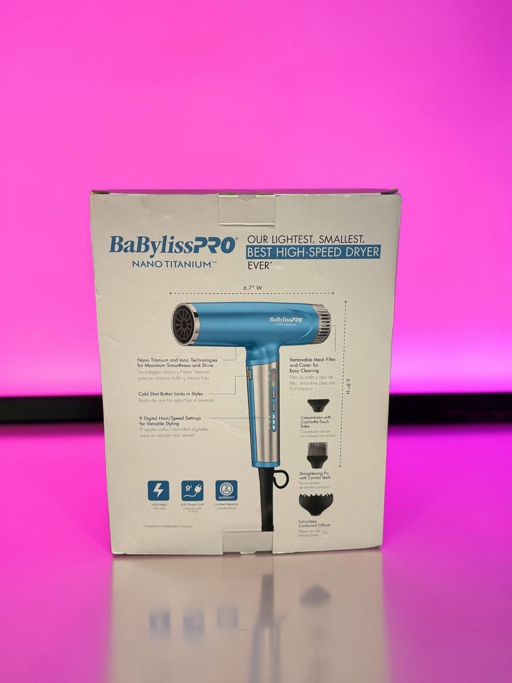 BaByliss PRO BaBylissPRO Nano Titanium New