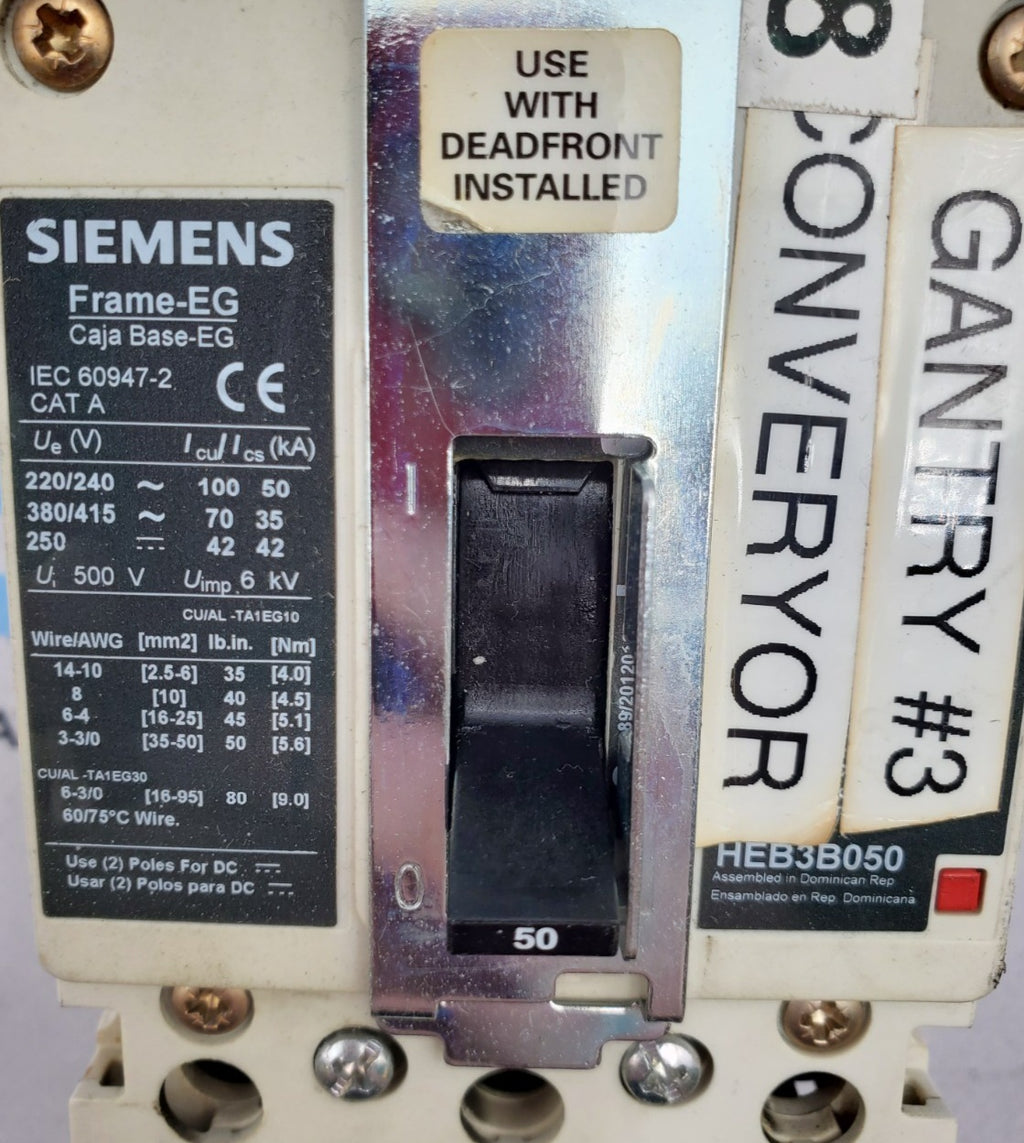 Siemens HEB3B050 Used