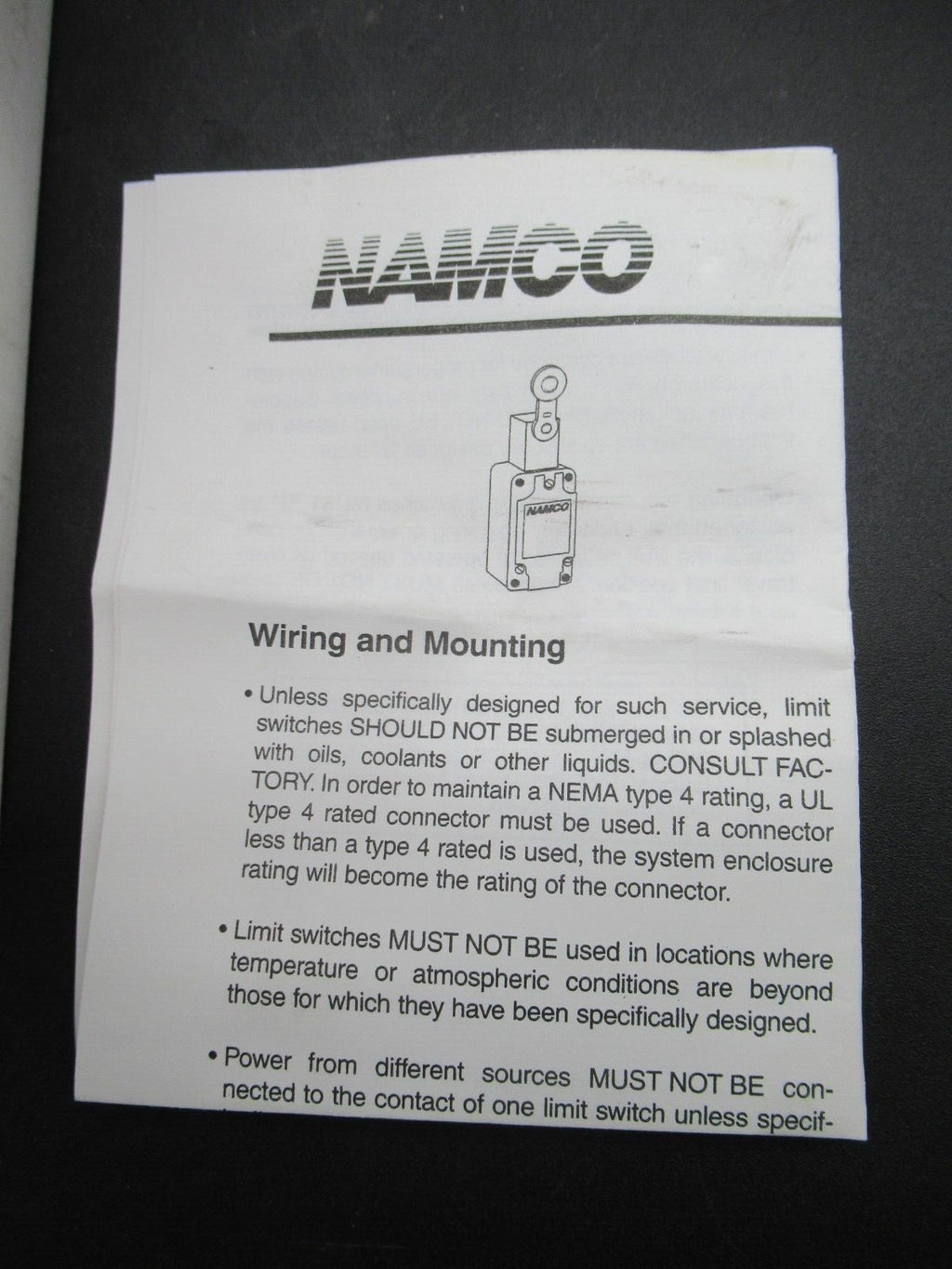 NAMCO EA700-10000 New