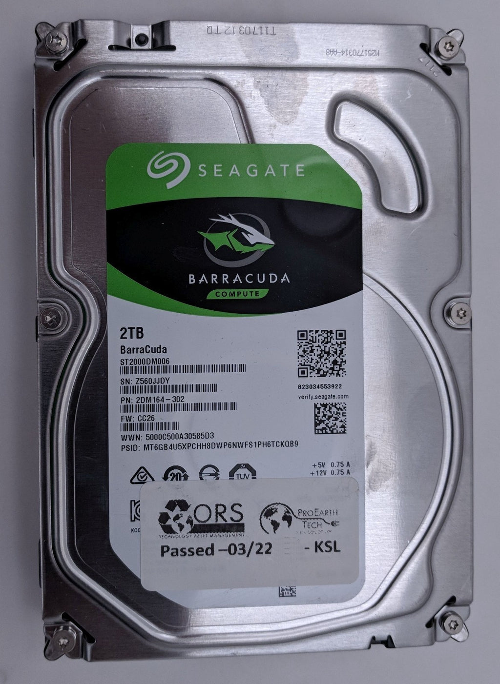 Seagate ST2000DM006 Used