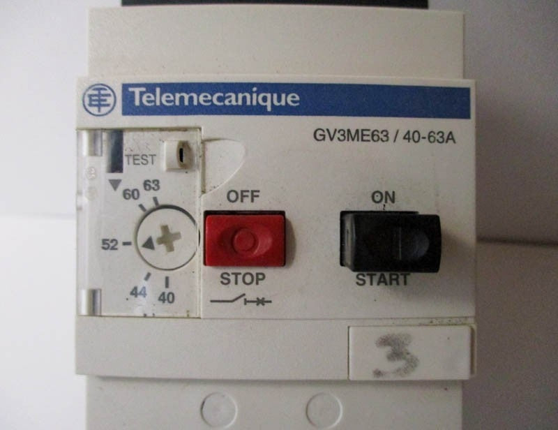 Telemecanique GV3-ME63 40-63A Used