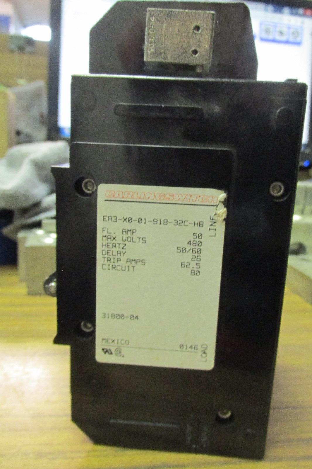 Carling Technologies Ea3-x0-01-918-32c-hb New