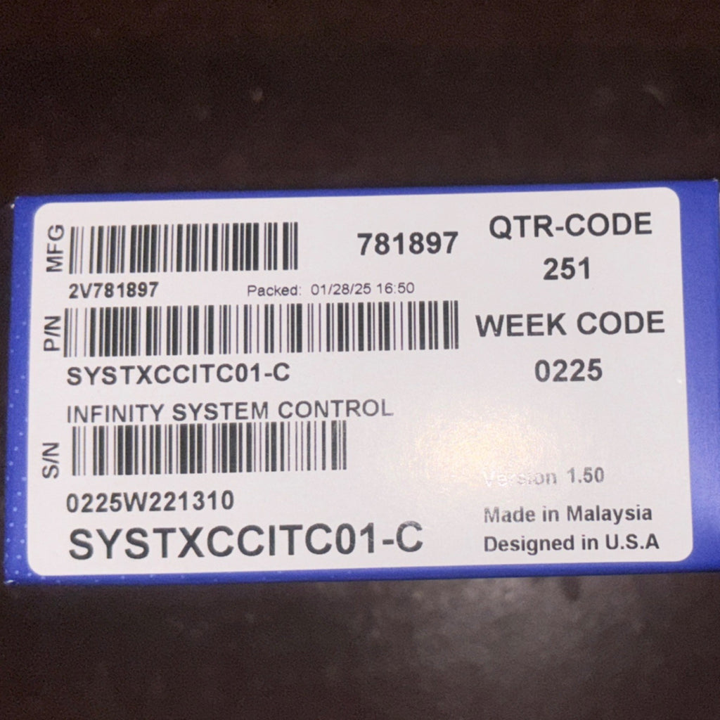 Carrier SYSTXCCITC01-C New
