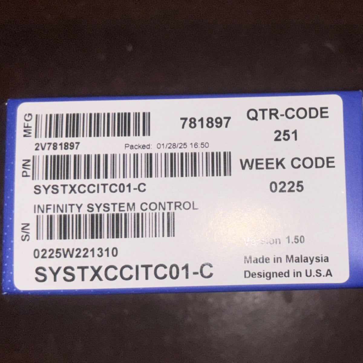 Carrier SYSTXCCITC01-C New