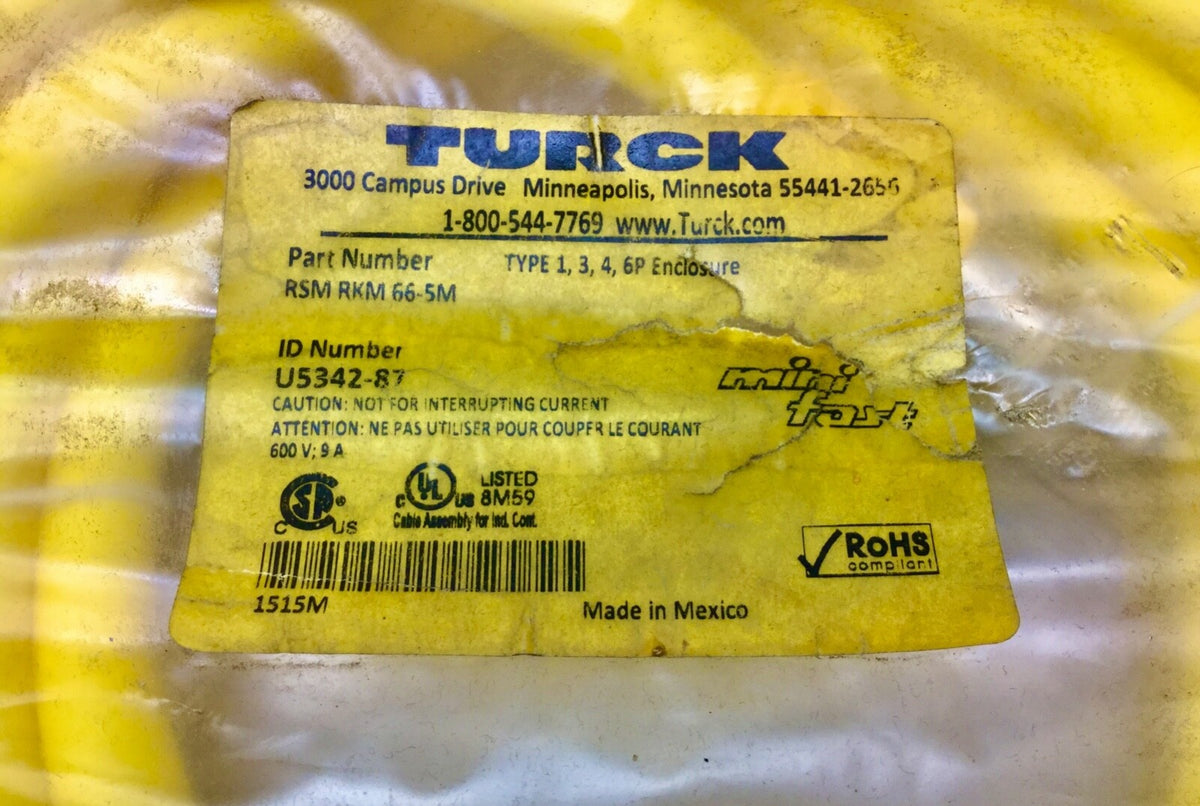 Turck U5342-87 New