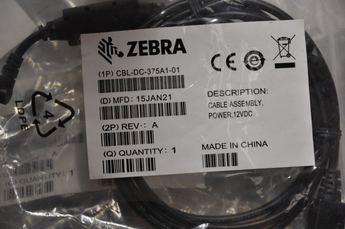 Zebra CBL-DC-375A1-01 New