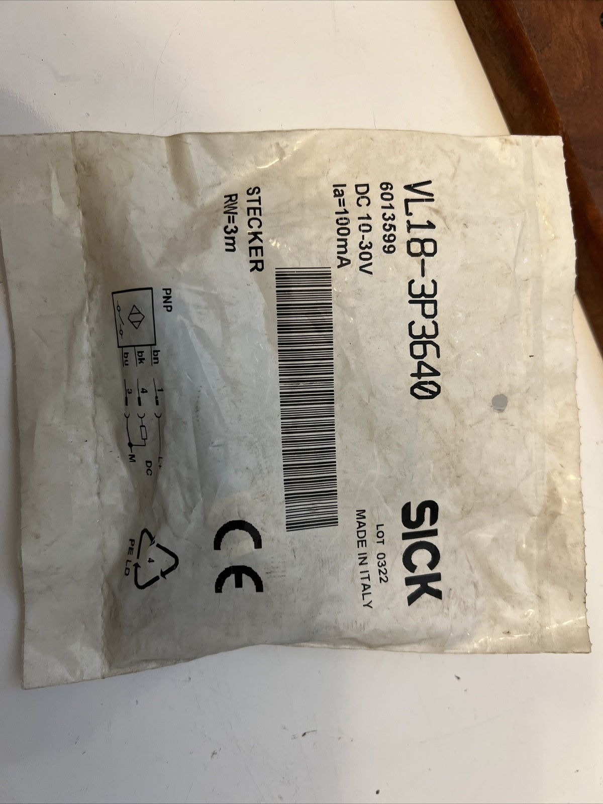 SICK VL18-3P3640 New