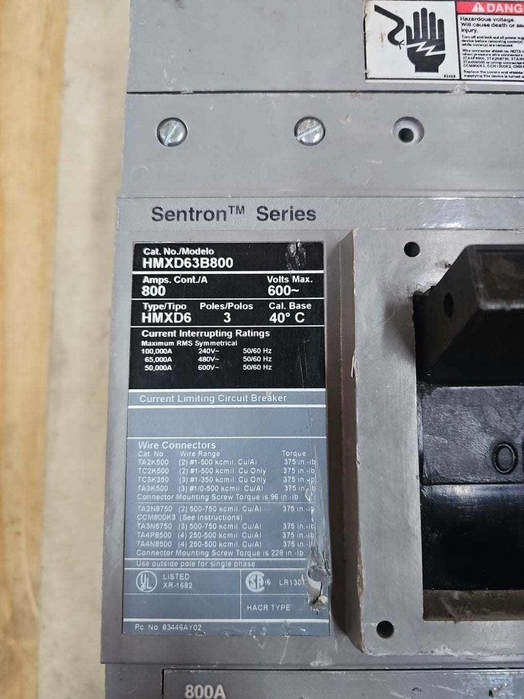 Siemens HMXD63B800 Used