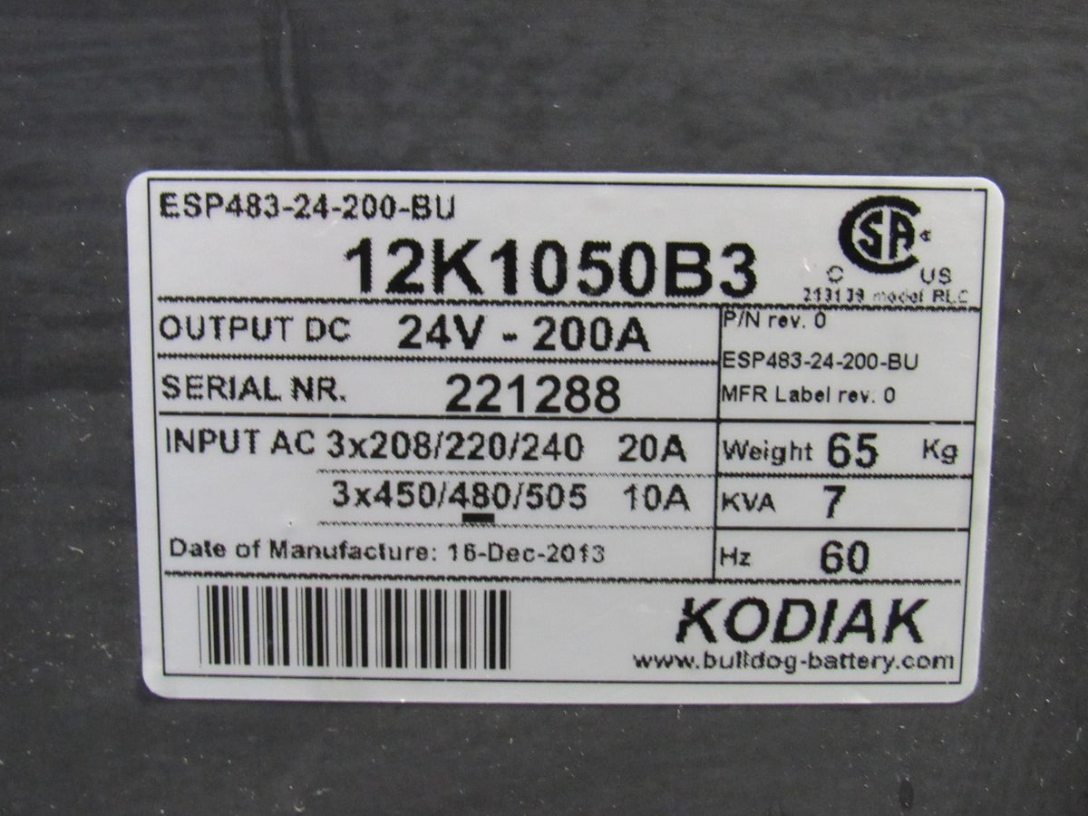 Kodiak 12K1050B3 Used