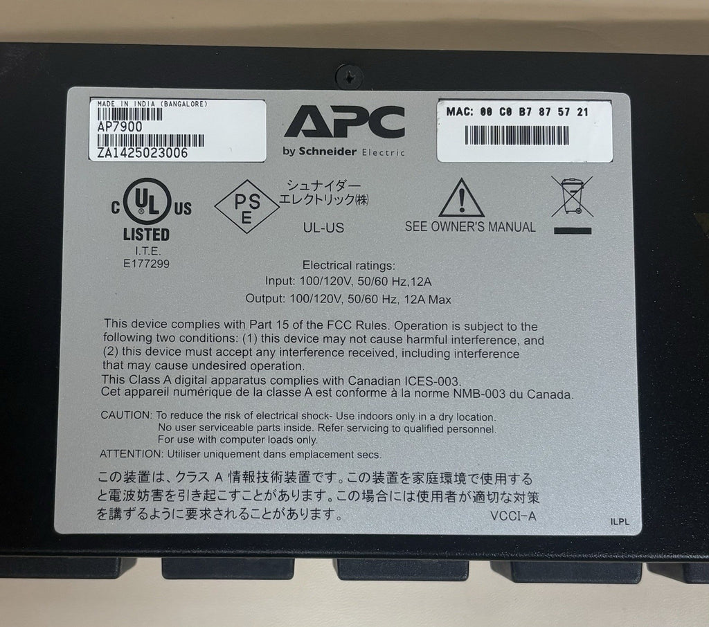 APC AP7900 Used