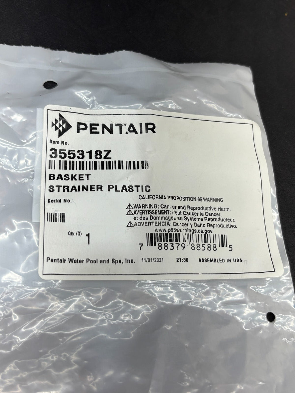 Pentair 355318Z New