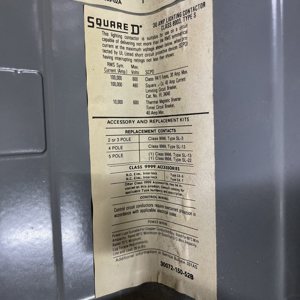 Square D 8903SMG2V02 Used