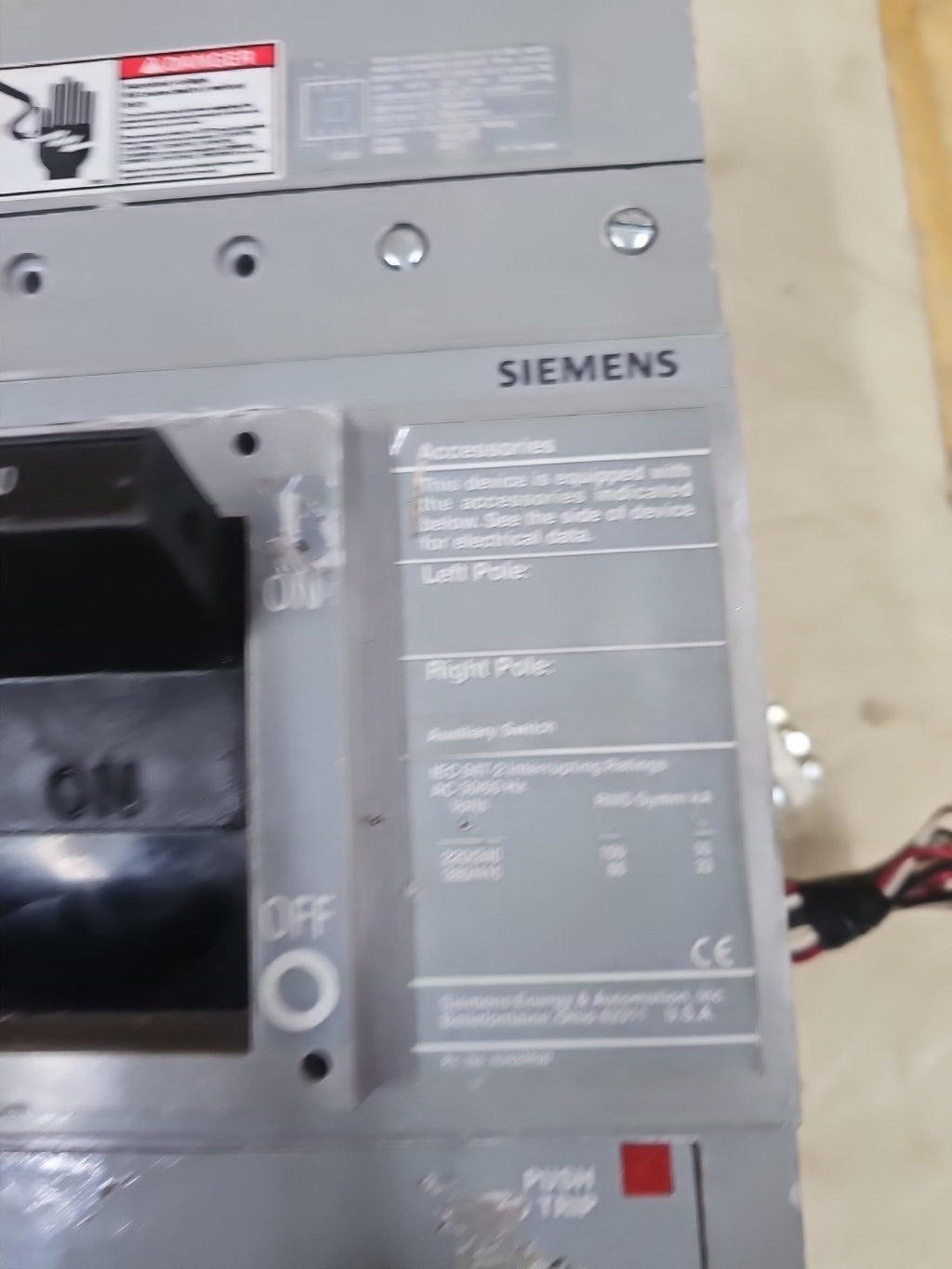 Siemens HMXD63B800 Used
