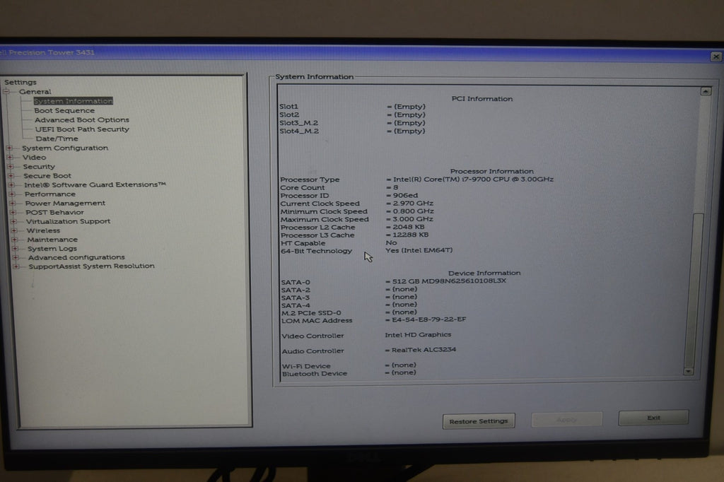 Dell Precision 3431 Used