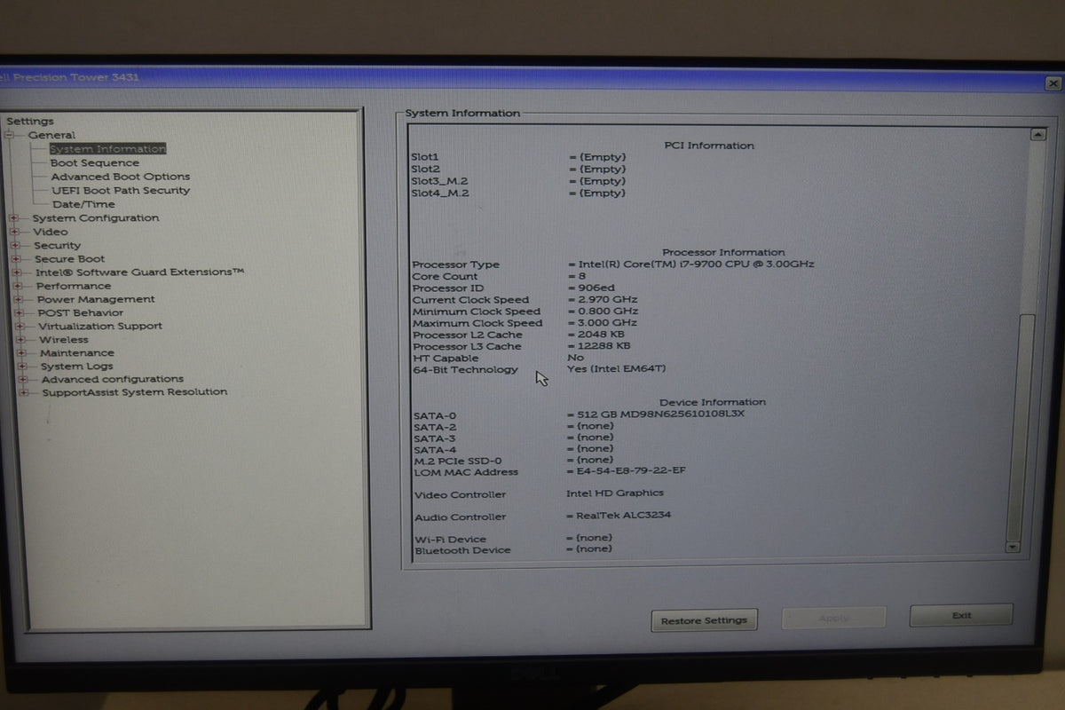 Dell Precision 3431 Used