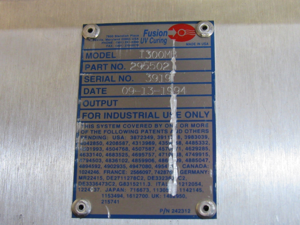 Fusion I300MB Used