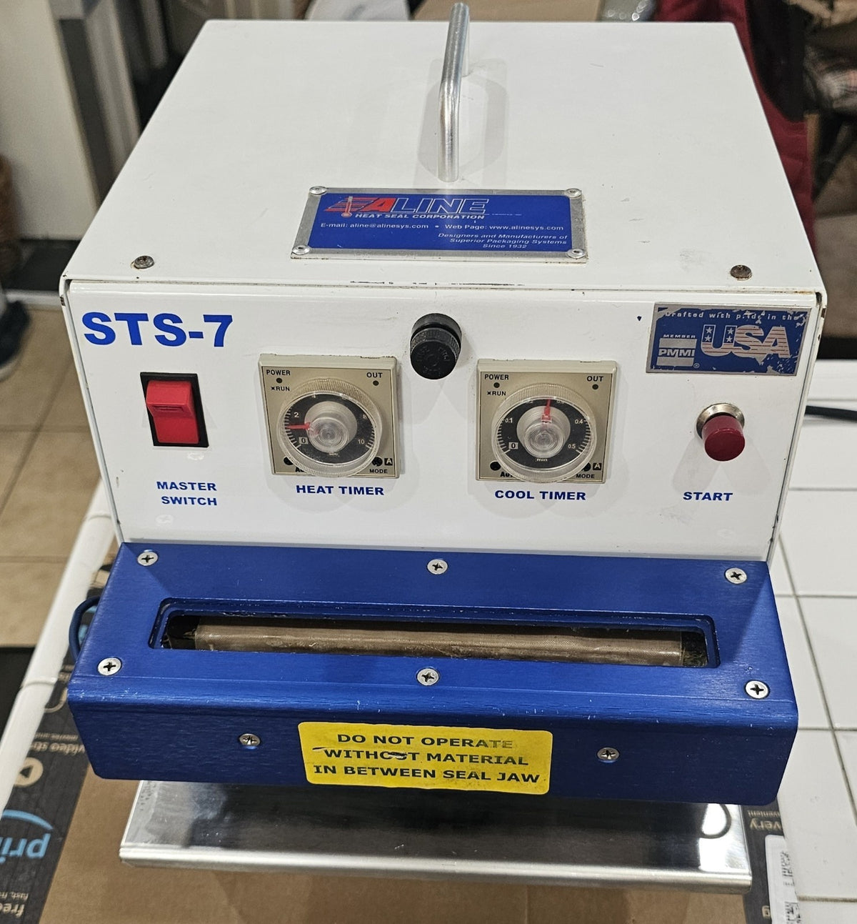 Aline Heat Seal Corporation STS-7 Used