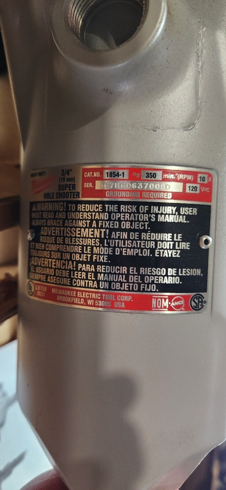 Milwaukee 1854-1 New