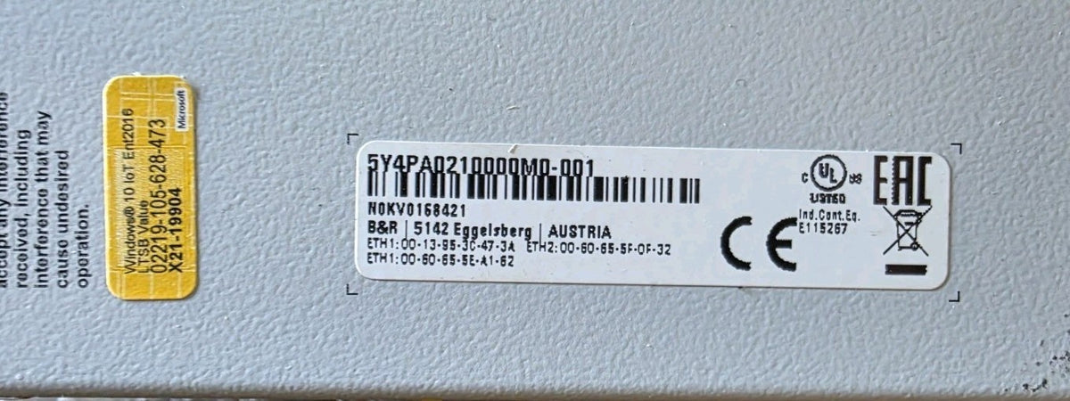 B&R 5PC910.SX02-00 Used