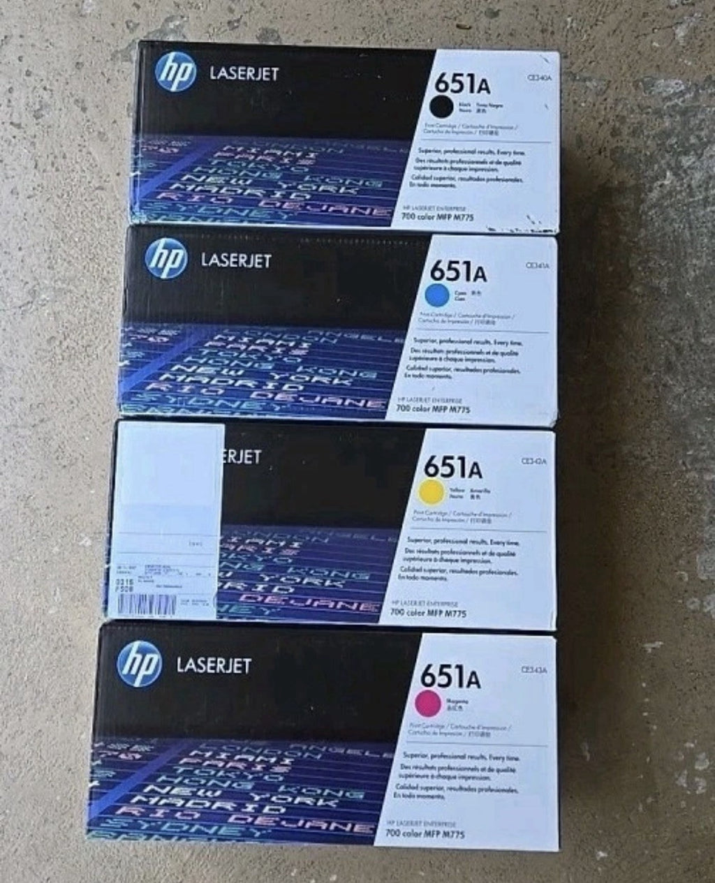 HP CE340A CE341A CE342A CE343A New