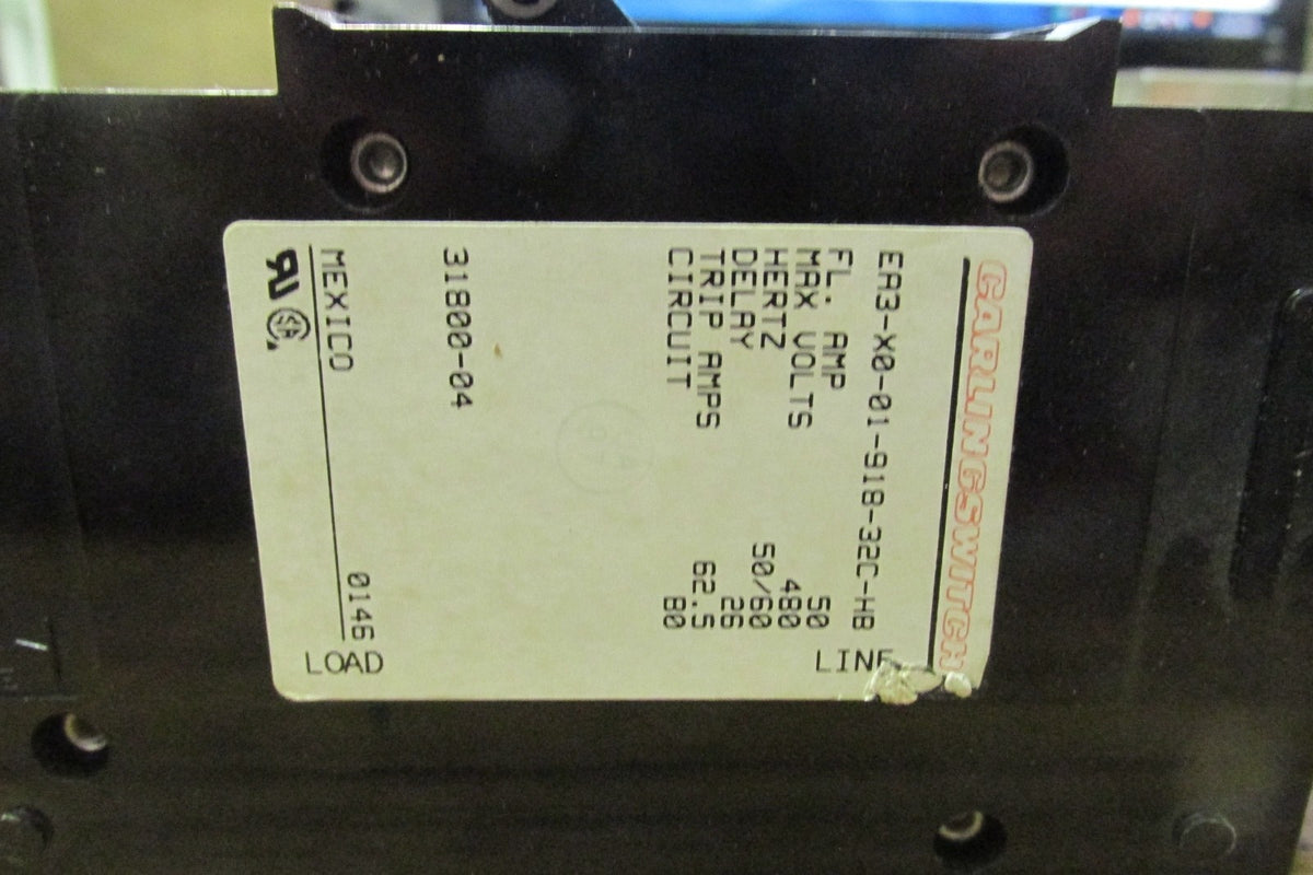 Carling Technologies Ea3-x0-01-918-32c-hb New