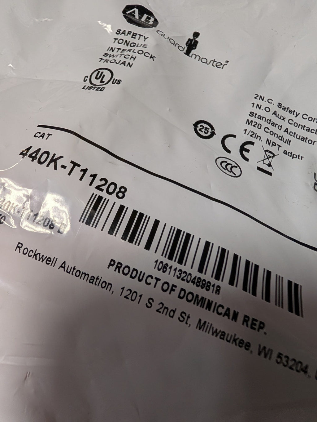 Allen-Bradley 440K-T11208 SER B New