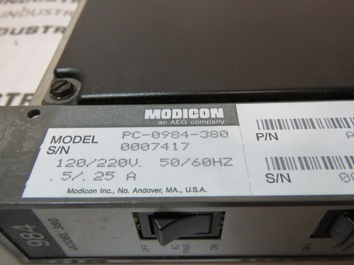 Modicon PC-0984-380 Used