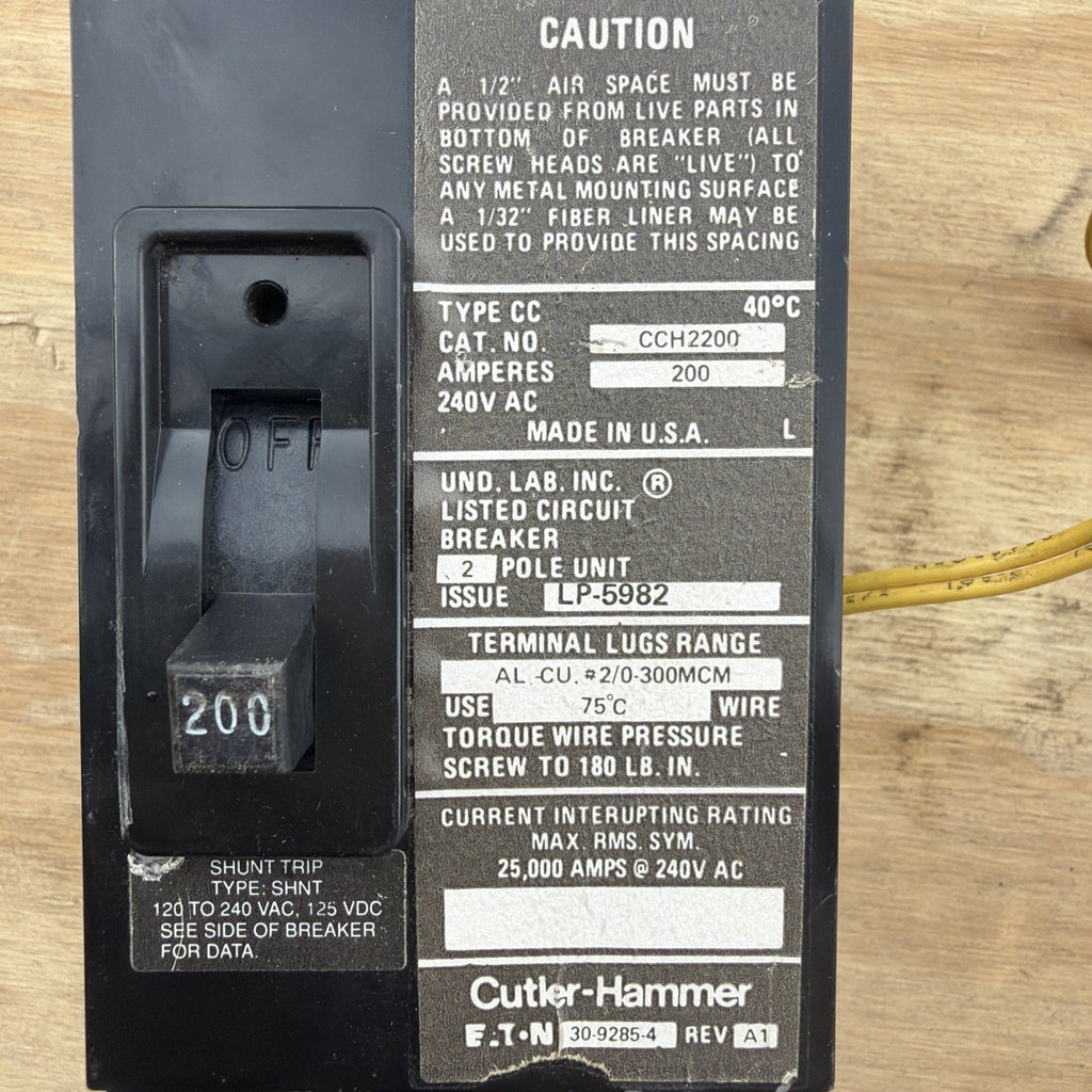 Cutler-Hammer CCH2200 Used